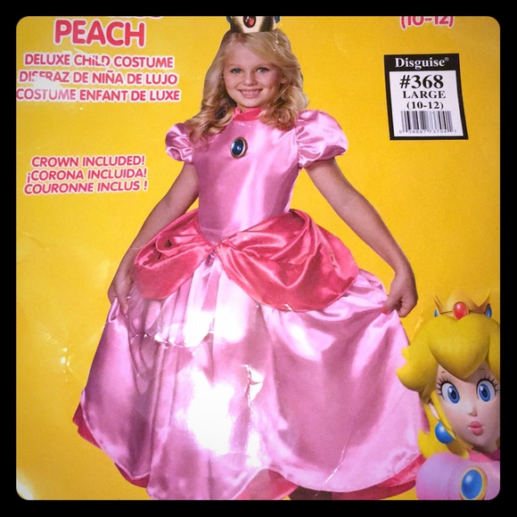 princess peach costume little girl